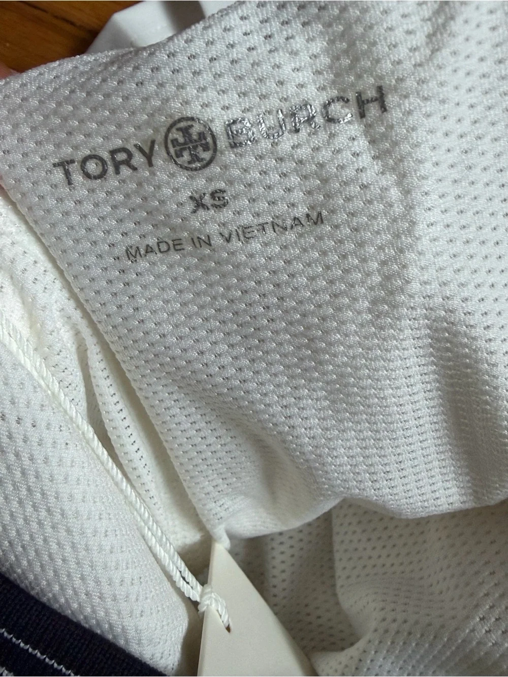 NWT Tory Burch Performance Jersey Tennis Skirt XS – Snow White/Tory Navy